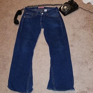 Levi strauss & Co W32  L32 tough boot  Type 1 navy